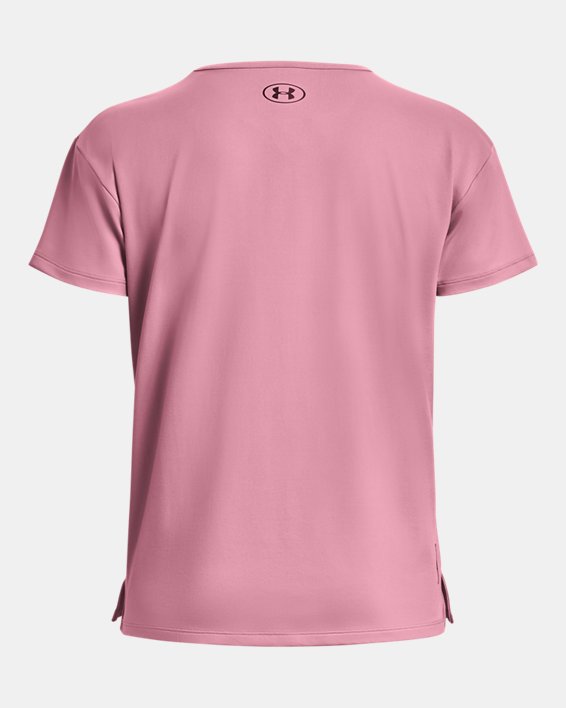 เสื้อแขนสั้น UA RUSH™ Energy 2.0 สำหรับผู้หญิง in Pink image number 5